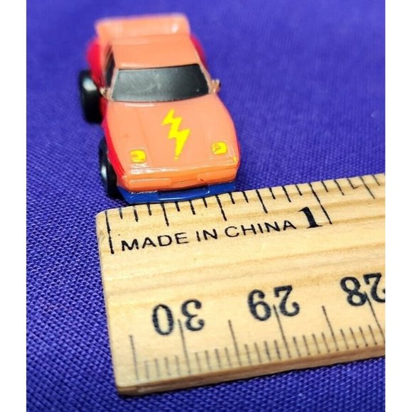 1988 Retro MICRO MACHINES FUNRISE MINI SPORTS CAR Lightening Hood Vintage - Picture 5 of 7
